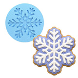 Snowflake Cookie Cutter | Stamp | Stencil #4 Xmas / Winter / NYE Cookie Cutter Lady MINI - 2 Inches (5cm) Debosser ONLY 