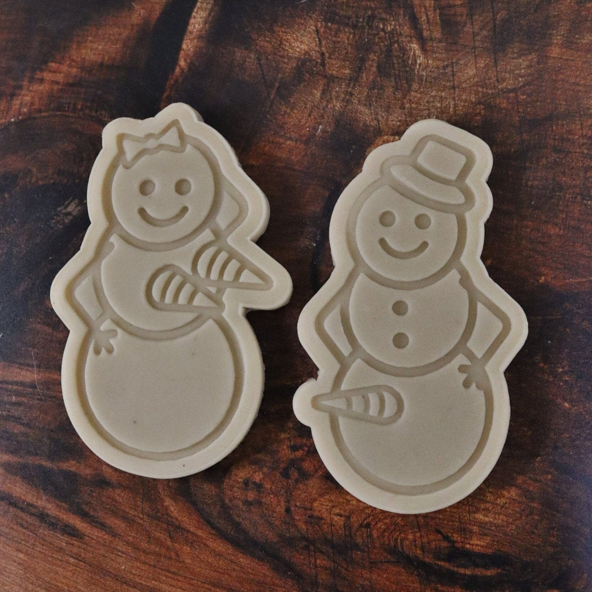 Snowman Carrot Male Cookie Cutter | Stamp | Stencil #1 Xmas / Winter / NYE Cookie Cutter Lady 