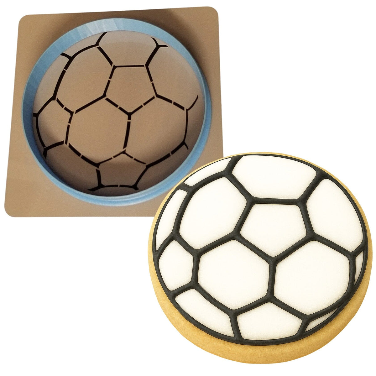 Soccer Ball Cookie Cutter Sports Cookie Cutter Lady 