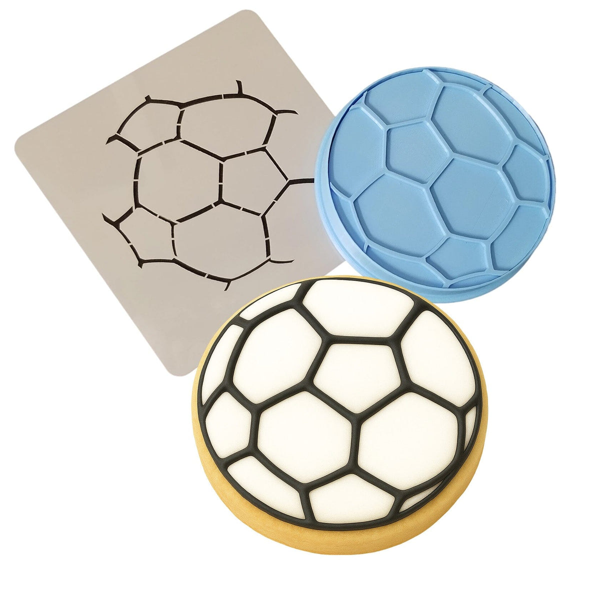 Soccer Ball Cookie Cutter Sports Cookie Cutter Lady 