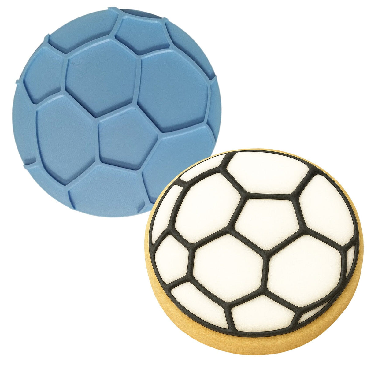 Soccer Ball Cookie Cutter Sports Cookie Cutter Lady 