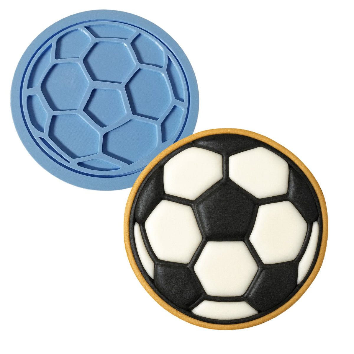 Soccer Ball Cookie Cutter | Stamp | Stencil - SHARP EDGES - FAST Shipping - Choose Your Own Size! #1 Cookie Cutter Lady LITTLE - 3 Inches (7.62cm) Stamp ONLY 