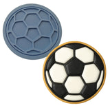 Soccer Ball Cookie Cutter | Stamp | Stencil - SHARP EDGES - FAST Shipping - Choose Your Own Size! #1 Cookie Cutter Lady LITTLE - 3 Inches (7.62cm) **BUNDLE** Cutter + Stamp 