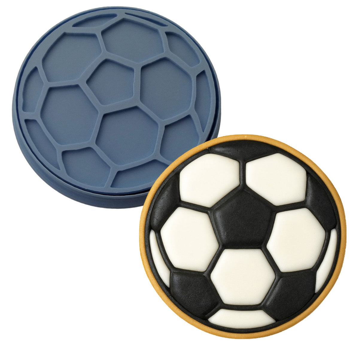 Soccer Ball Cookie Cutter | Stamp | Stencil - SHARP EDGES - FAST Shipping - Choose Your Own Size! #1 Cookie Cutter Lady 