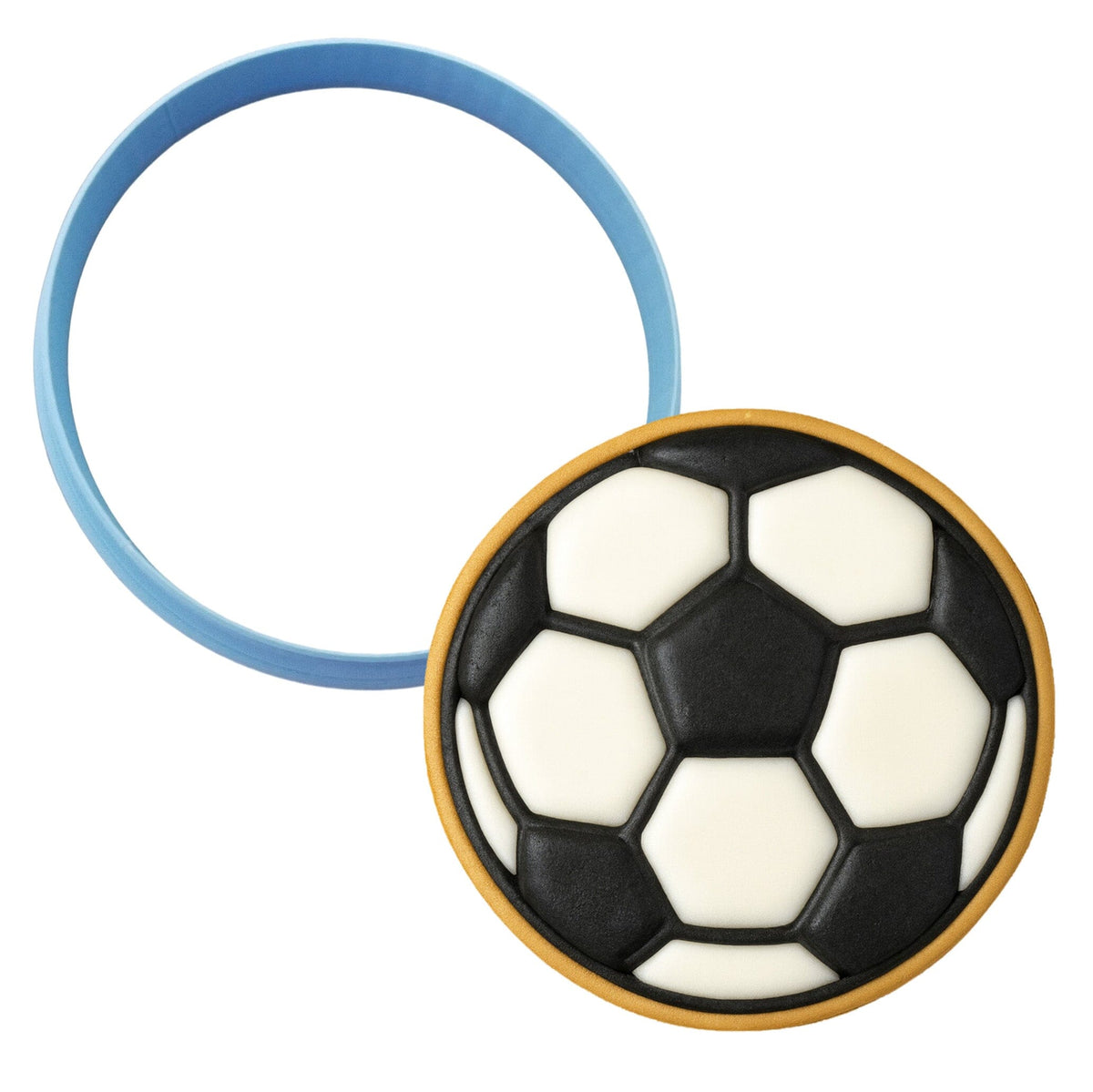 Soccer Ball Cookie Cutter | Stamp | Stencil - SHARP EDGES - FAST Shipping - Choose Your Own Size! #1 Cookie Cutter Lady 