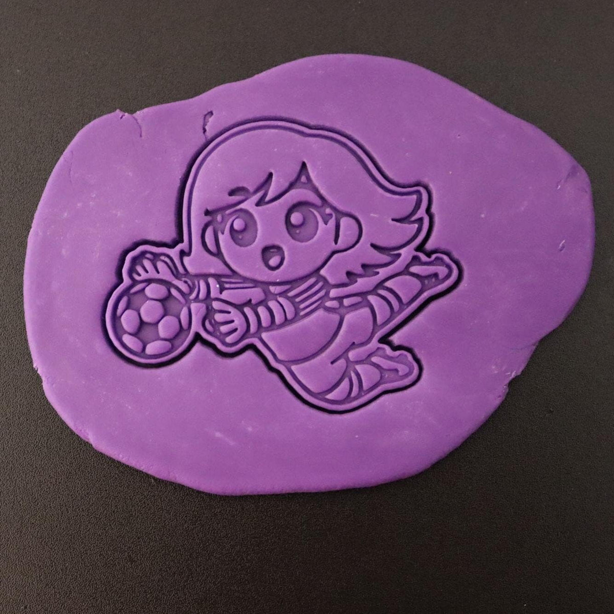 Soccer Goalie Girl Save Cookie Cutter | Stamp | Stencil - SHARP EDGES - FAST Shipping - Choose Your Own Size! #1 Cookie Cutter Lady 