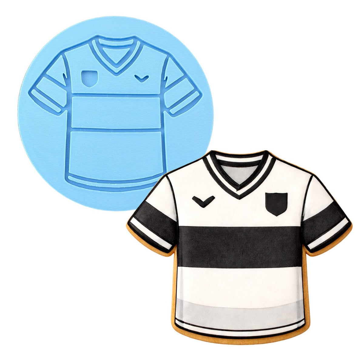 Soccer Jersey Cookie Cutter | Stamp | Stencil - SHARP EDGES - FAST Shipping - Choose Your Own Size! #2 Cookie Cutter Lady LITTLE - 3 Inches (7.62cm) Debosser ONLY 