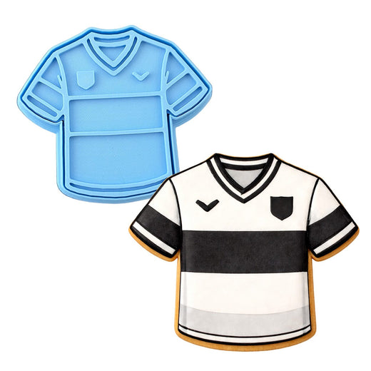 Soccer Jersey Cookie Cutter | Stamp | Stencil - SHARP EDGES - FAST Shipping - Choose Your Own Size! #2 Cookie Cutter Lady LITTLE - 3 Inches (7.62cm) **BUNDLE** Cutter + Stamp 