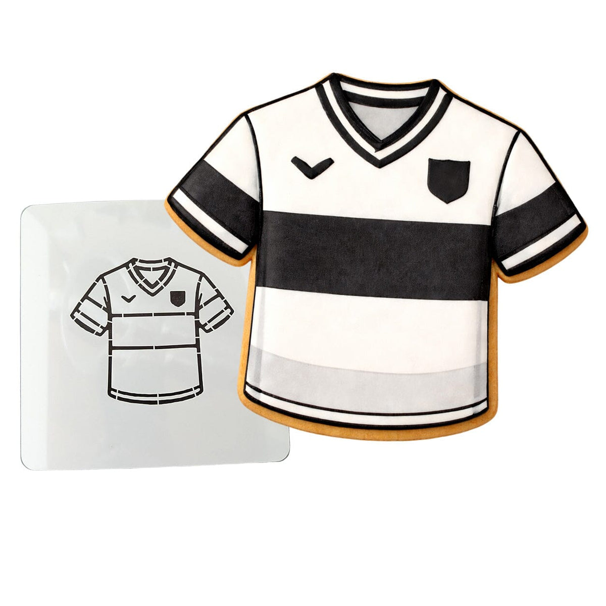 Soccer Jersey Cookie Cutter | Stamp | Stencil - SHARP EDGES - FAST Shipping - Choose Your Own Size! #2 Cookie Cutter Lady LITTLE - 3 Inches (7.62cm) Stencil ONLY 