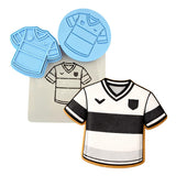 Soccer Jersey Cookie Cutter | Stamp | Stencil - SHARP EDGES - FAST Shipping - Choose Your Own Size! #2 Cookie Cutter Lady LITTLE - 3 Inches (7.62cm) **FULL SET BUNDLE** Cutter + Stamp + Stencil + Debosser **BEST DEAL** 