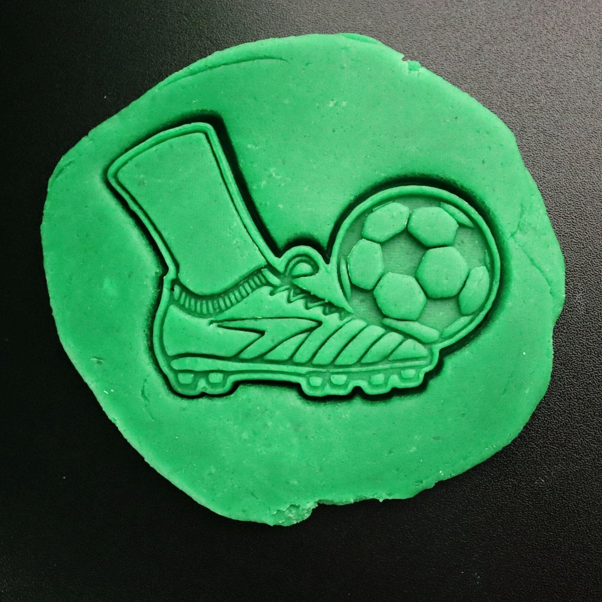 Soccer Kick Leg Cookie Cutter | Stamp | Stencil - SHARP EDGES - FAST Shipping - Choose Your Own Size! #1 Cookie Cutter Lady 