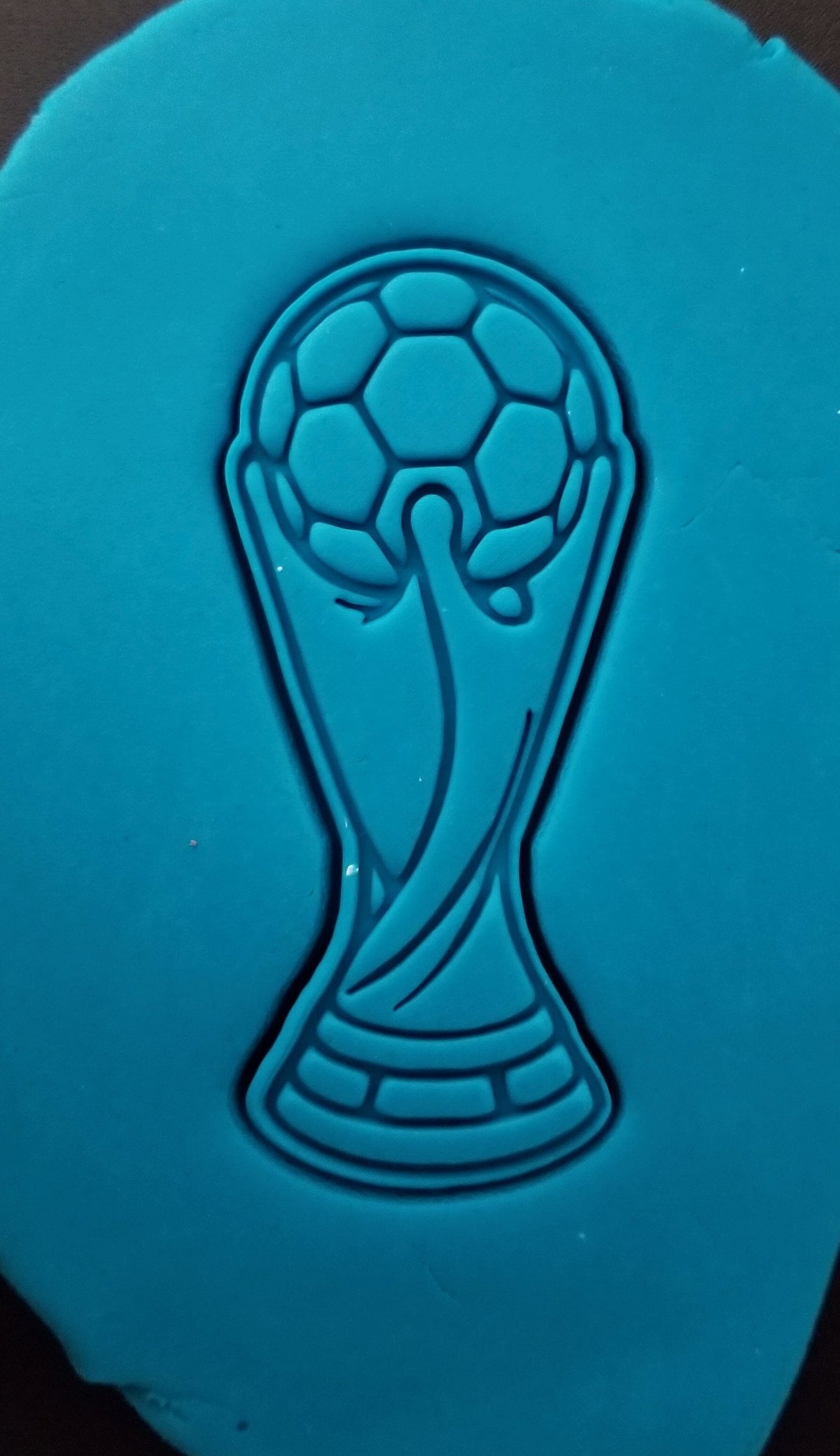 Soccer Trophy Cup Cookie Cutter | Stamp | Stencil - SHARP EDGES - FAST Shipping - Choose Your Own Size! #1 Cookie Cutter Lady 