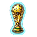 Soccer Trophy Cup Cookie Cutter | Stamp | Stencil - SHARP EDGES - FAST Shipping - Choose Your Own Size! #1 Cookie Cutter Lady 
