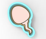 Sperm Cute Cookie Cutter | Stamp | Stencil - SHARP EDGES - FAST Shipping - Choose Your Own Size! #1