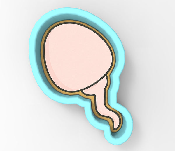 Sperm Cute Cookie Cutter | Stamp | Stencil - SHARP EDGES - FAST Shipping - Choose Your Own Size! #1