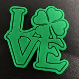 St Patricks Day Love Cookie Cutter Stamp & Outline #1 St Pats / July 4th Cookie Cutter Lady 