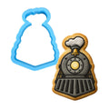 Steam Locomotive Front Cookie Cutter | Stamp | Stencil - SHARP EDGES - FAST Shipping - Choose Your Own Size! #1 Cookie Cutter Lady LITTLE - 3 Inches (7.62cm) Cookie Cutter ONLY (Outline) 