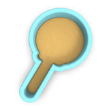 a magnifying glass on a white background