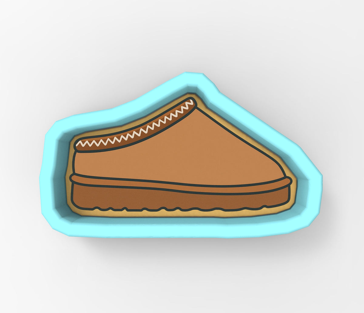 Suede Slip On Shoe Cookie Cutter | Stamp | Stencil - SHARP EDGES - FAST Shipping - Choose Your Own Size! #1