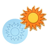 Sun Cookie Cutter | Stamp | Stencil #1 Beach / Summer Cookie Cutter Lady MINI - 2 Inches (5cm) Debosser ONLY 