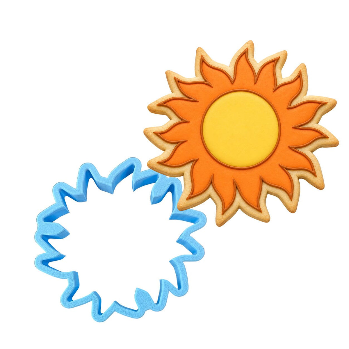 Sun Cookie Cutter | Stamp | Stencil #1 Beach / Summer Cookie Cutter Lady MINI - 2 Inches (5cm) Cookie Cutter ONLY (Outline) 