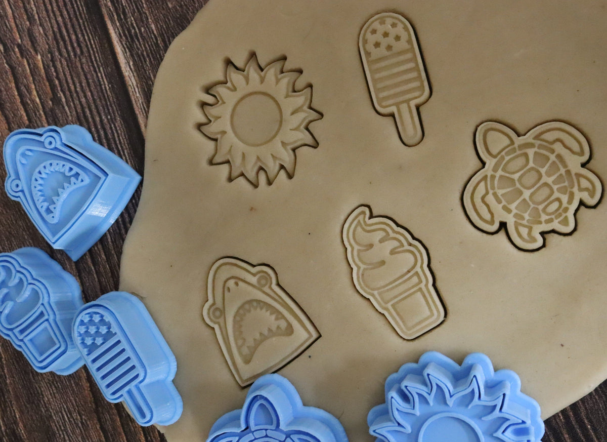 Sun Cookie Cutter | Stamp | Stencil #1 Beach / Summer Cookie Cutter Lady 