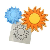 Sun Cookie Cutter | Stamp | Stencil #1 Beach / Summer Cookie Cutter Lady 