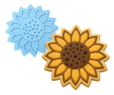 Sunflower Cookie Cutter | Stamp | Stencil #1 Easter / Spring / Flower Cookie Cutter Lady MINI - 2 Inches (5cm) Stamp ONLY 