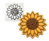 Sunflower Cookie Cutter | Stamp | Stencil #1 Easter / Spring / Flower Cookie Cutter Lady MINI - 2 Inches (5cm) Stencil ONLY 