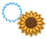 Sunflower Cookie Cutter | Stamp | Stencil #1 Easter / Spring / Flower Cookie Cutter Lady MINI - 2 Inches (5cm) Cookie Cutter ONLY (Outline) 