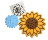 Sunflower Cookie Cutter | Stamp | Stencil #1 Easter / Spring / Flower Cookie Cutter Lady 