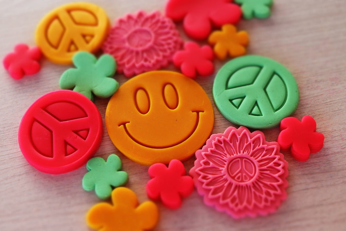 Sunflower Peace Cookie Cutter | Stamp | Stencil #1 Cookie Cutters Cookie Cutter Lady 