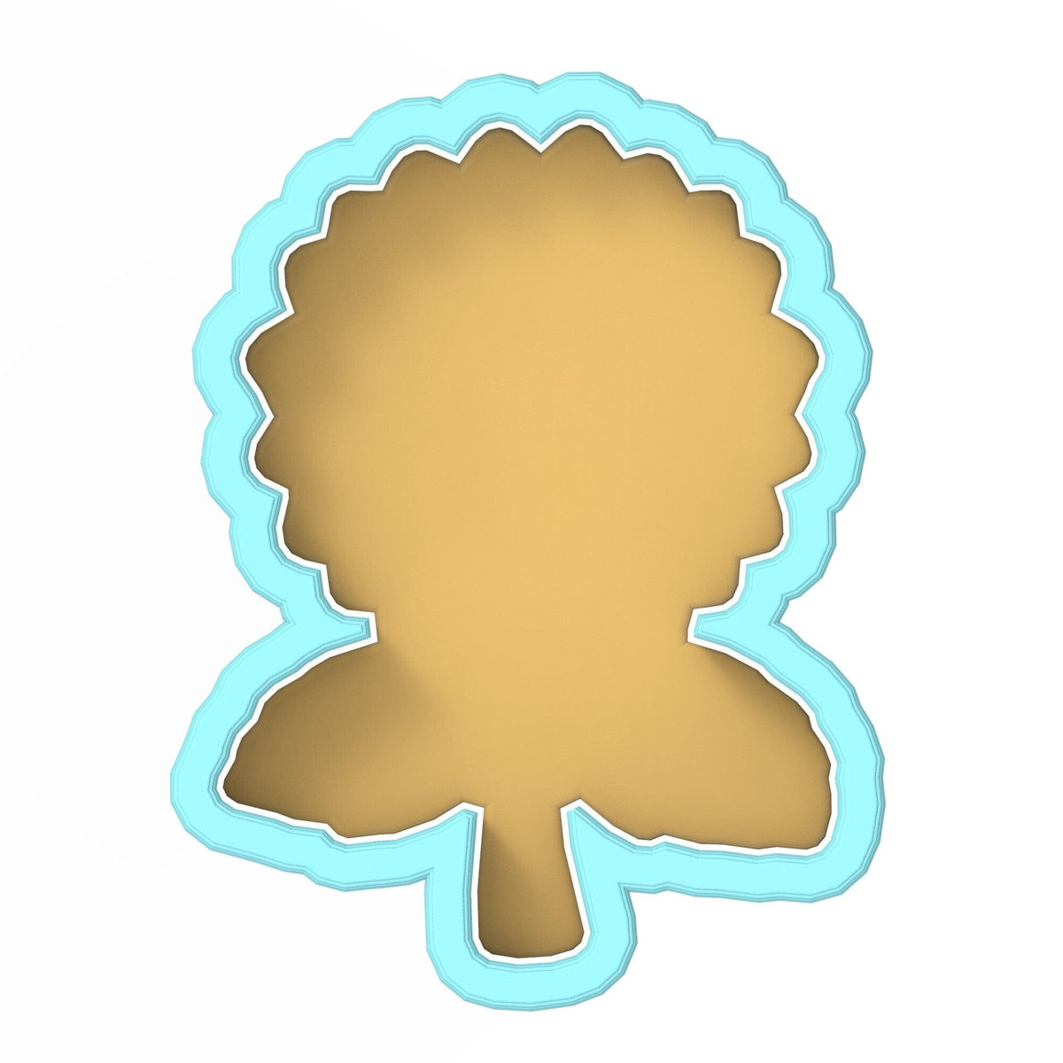 a cookie shaped like a leaf on a white background