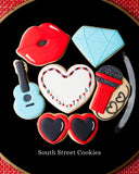 Swifty Heart Microphone Cookie Cutter | Stamp | Stencil #1 Cookie Cutter Lady 