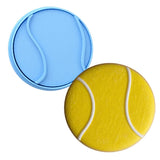 Tennis Ball Cookie Cutter Sports Cookie Cutter Lady MINI - 2 Inches (5cm) **BUNDLE** Cutter + Stamp 