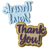 Thank You Cookie Cutter | Stamp | Stencil #1 Mom / Dad / Bday / Party Cookie Cutter Lady 