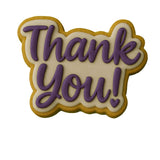 Thank You Cookie Cutter | Stamp | Stencil #1 Mom / Dad / Bday / Party Cookie Cutter Lady 