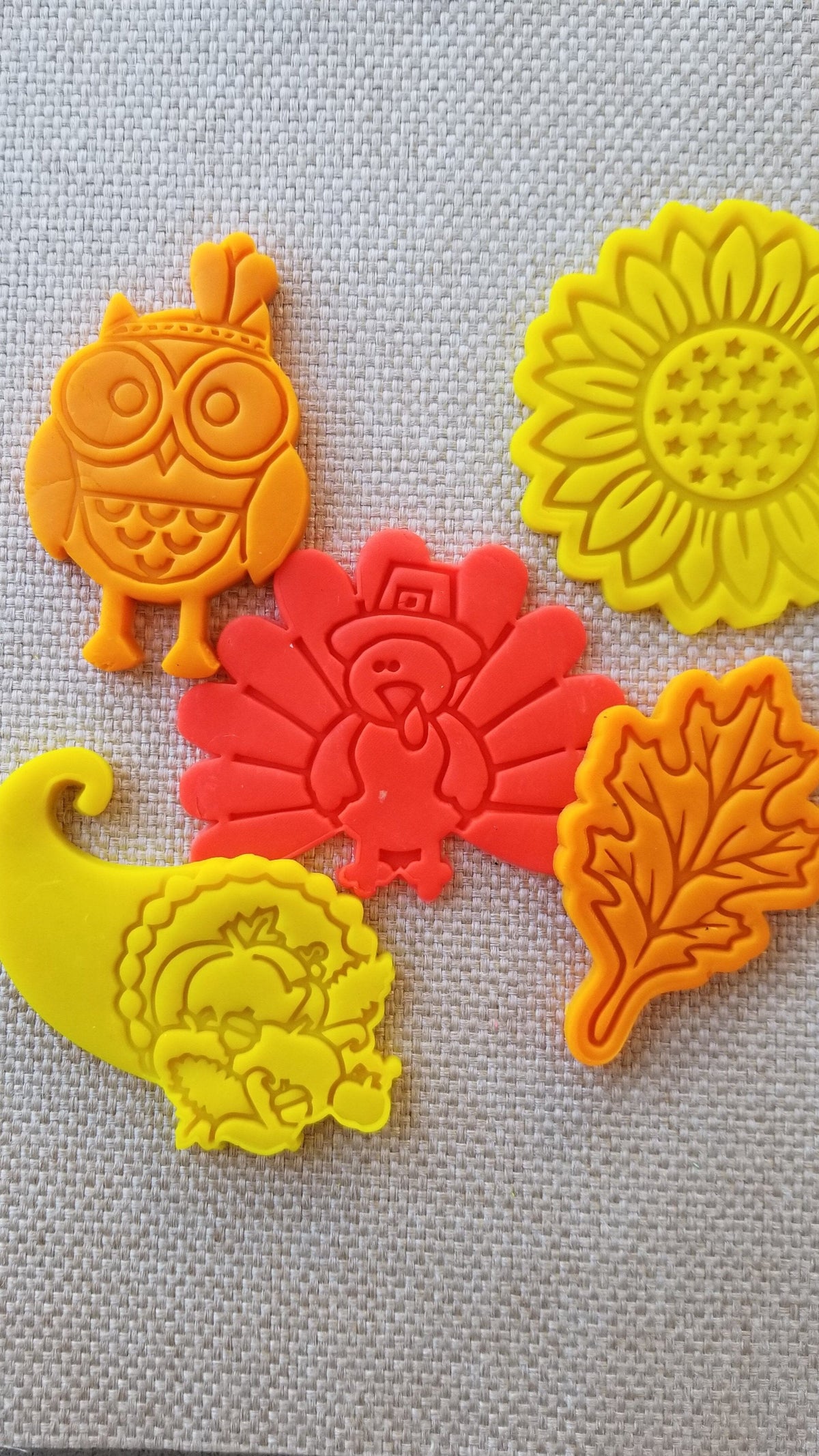 Thanksgiving Pilgrim Turkey Cookie Cutter | Stamp | Stencil #2 Halloween / Fall Cookie Cutter Lady 