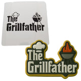 a picture of the grillfatter logo and a picture of the grillfatter