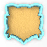 a cookie cutter shaped like a map of the united states