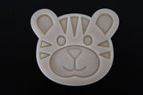 Tiger Face Cookie Cutter Stamp & Outline #1 Animals & Dinosaurs Cookie Cutter Lady 