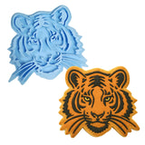 Tiger Face Cookie Cutter | Stamp | Stencil #2 Animals & Dinosaurs Cookie Cutter Lady MINI - 2 Inches (5cm) Stamp ONLY 