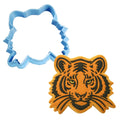Tiger Face Cookie Cutter | Stamp | Stencil #2 Animals & Dinosaurs Cookie Cutter Lady MINI - 2 Inches (5cm) Cookie Cutter ONLY (Outline) 