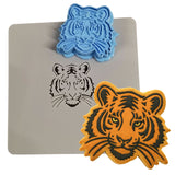 Tiger Face Cookie Cutter | Stamp | Stencil #2 Animals & Dinosaurs Cookie Cutter Lady 