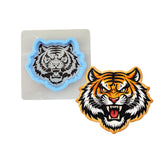 Tiger Fierce 1 Cookie Cutter | Stamp | Stencil - SHARP EDGES - FAST Shipping - Choose Your Own Size! #1 Cookie Cutter Lady LITTLE - 3 Inches (7.62cm) **BUNDLE** Cutter + Stencil 