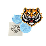 Tiger Fierce 1 Cookie Cutter | Stamp | Stencil - SHARP EDGES - FAST Shipping - Choose Your Own Size! #1 Cookie Cutter Lady LITTLE - 3 Inches (7.62cm) **FULL SET BUNDLE** Cutter + Stamp + Stencil + Debosser **BEST DEAL** 