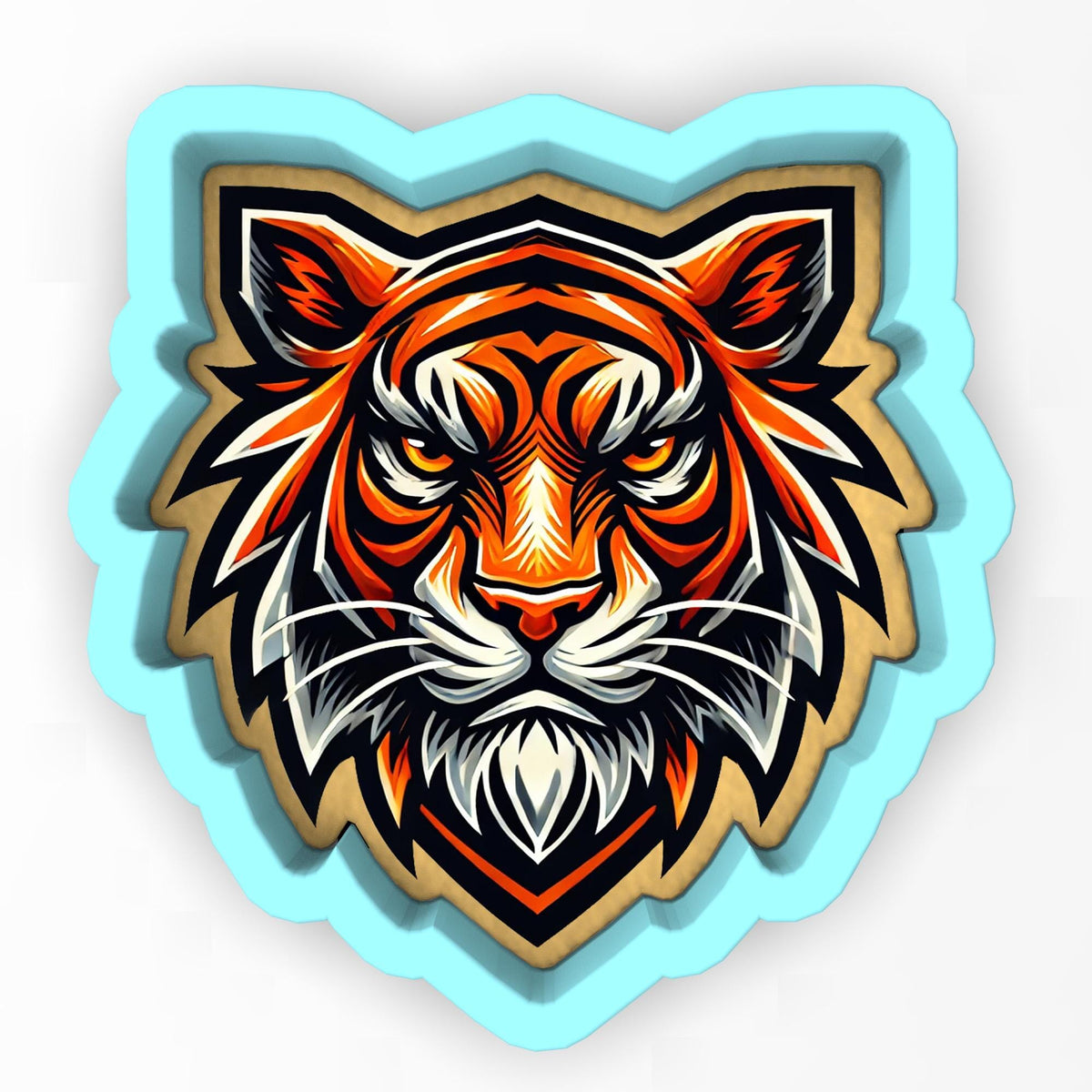 tiger-fierce-3-cookie-cutter-stamp-stencil-sharp-edges-fast-shipping ...