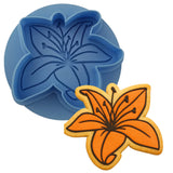 Tiger Lily Cookie Cutter | Stamp | Stencil #1 Animals & Dinosaurs Cookie Cutter Lady MINI - 2 Inches (5cm) **BUNDLE** Cutter + Debosser 