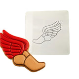 Track & Field Cookie Cutter Detailed Sports Cookie Cutter Lady MINI - 2 Inches (5cm) Stencil ONLY 