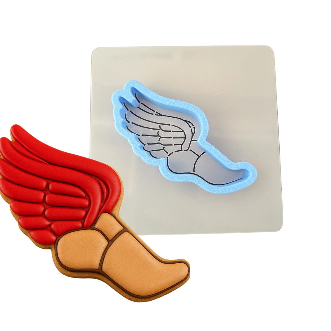 Track & Field Cookie Cutter Detailed Sports Cookie Cutter Lady MINI - 2 Inches (5cm) **BUNDLE** Cutter + Stencil 